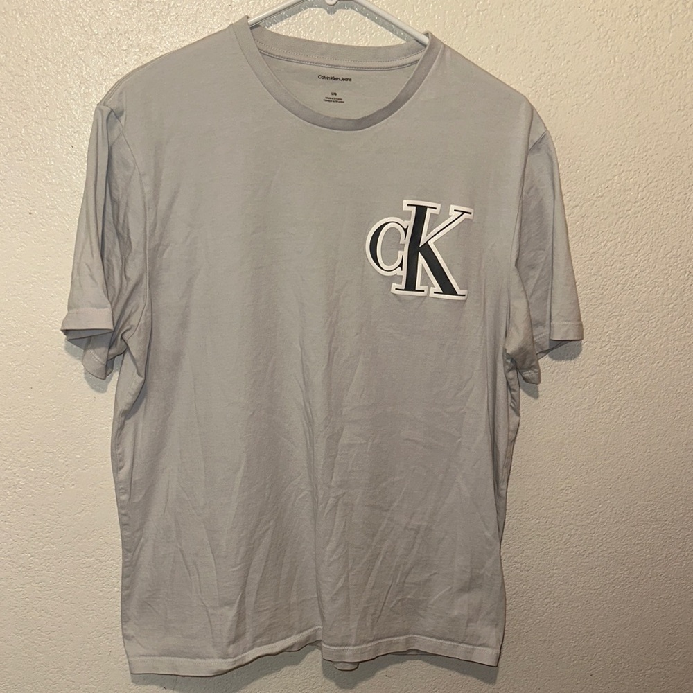 Calvin Klein Light Gray Short Sleeve Tee